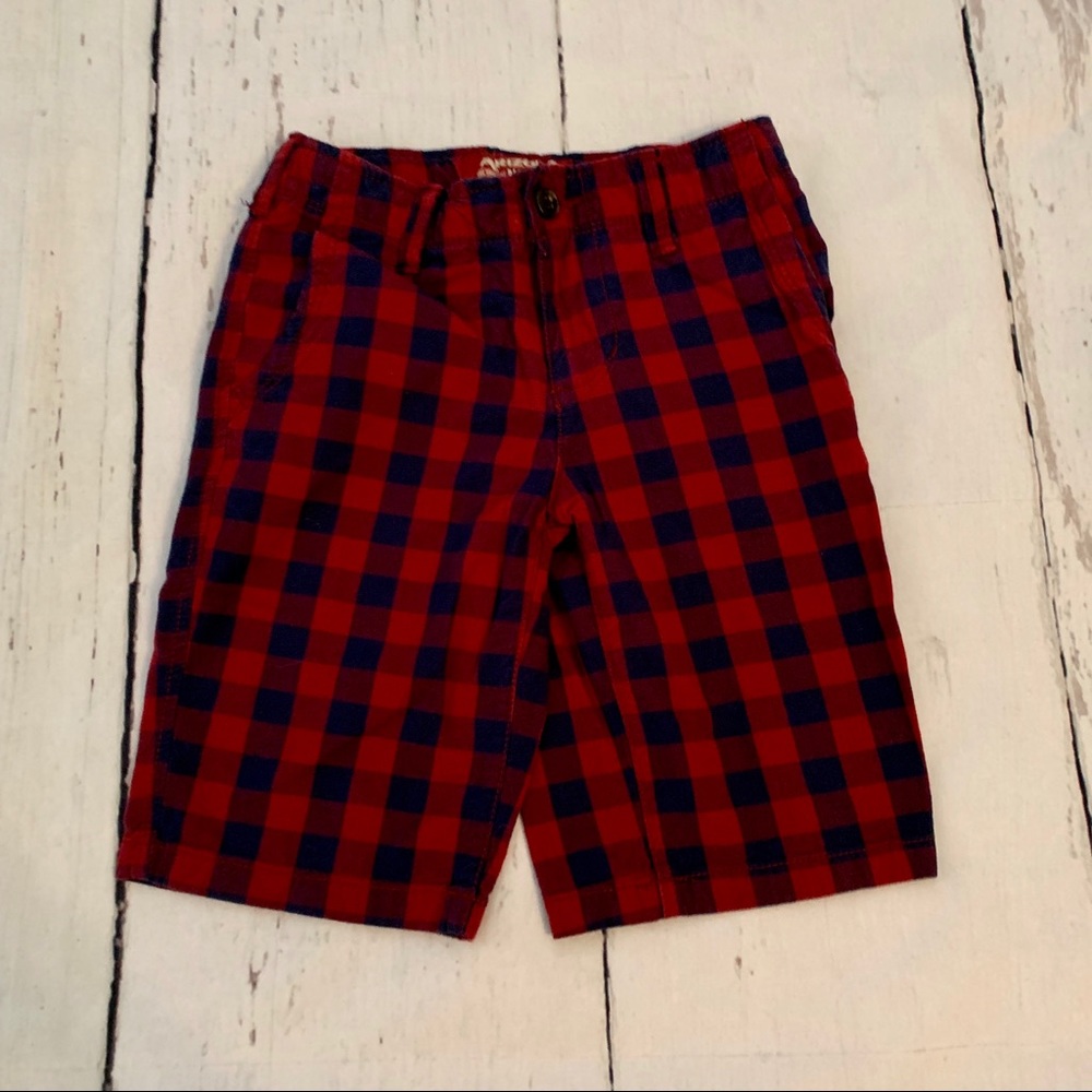 Arizona Jeans Co. - Boys’ Plaid Shorts - RED/BLUE